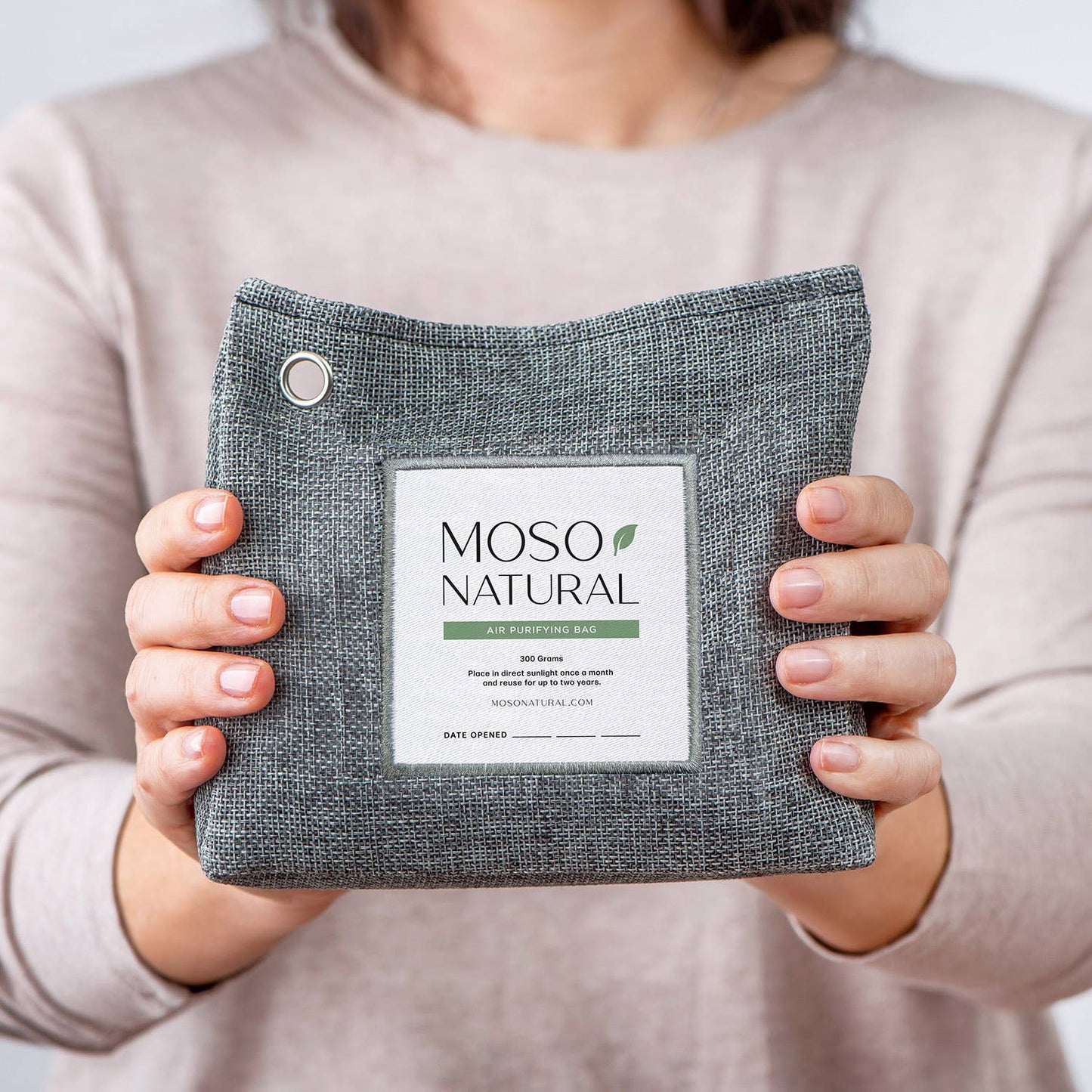 300g Air Purifying Bag for Small Spaces, Bamboo Charcoal