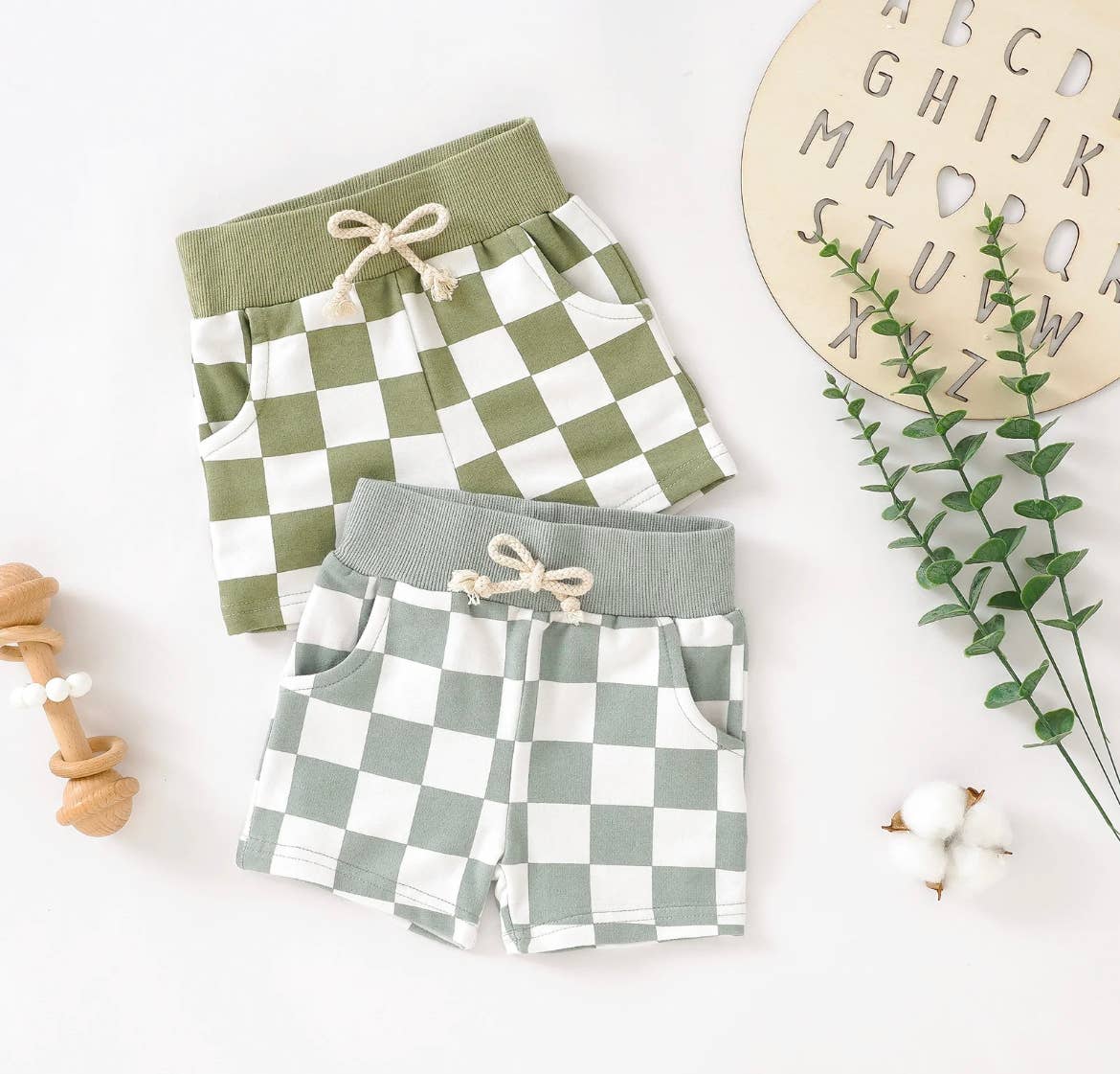 Boho + Babe - Checkerboard Shorties