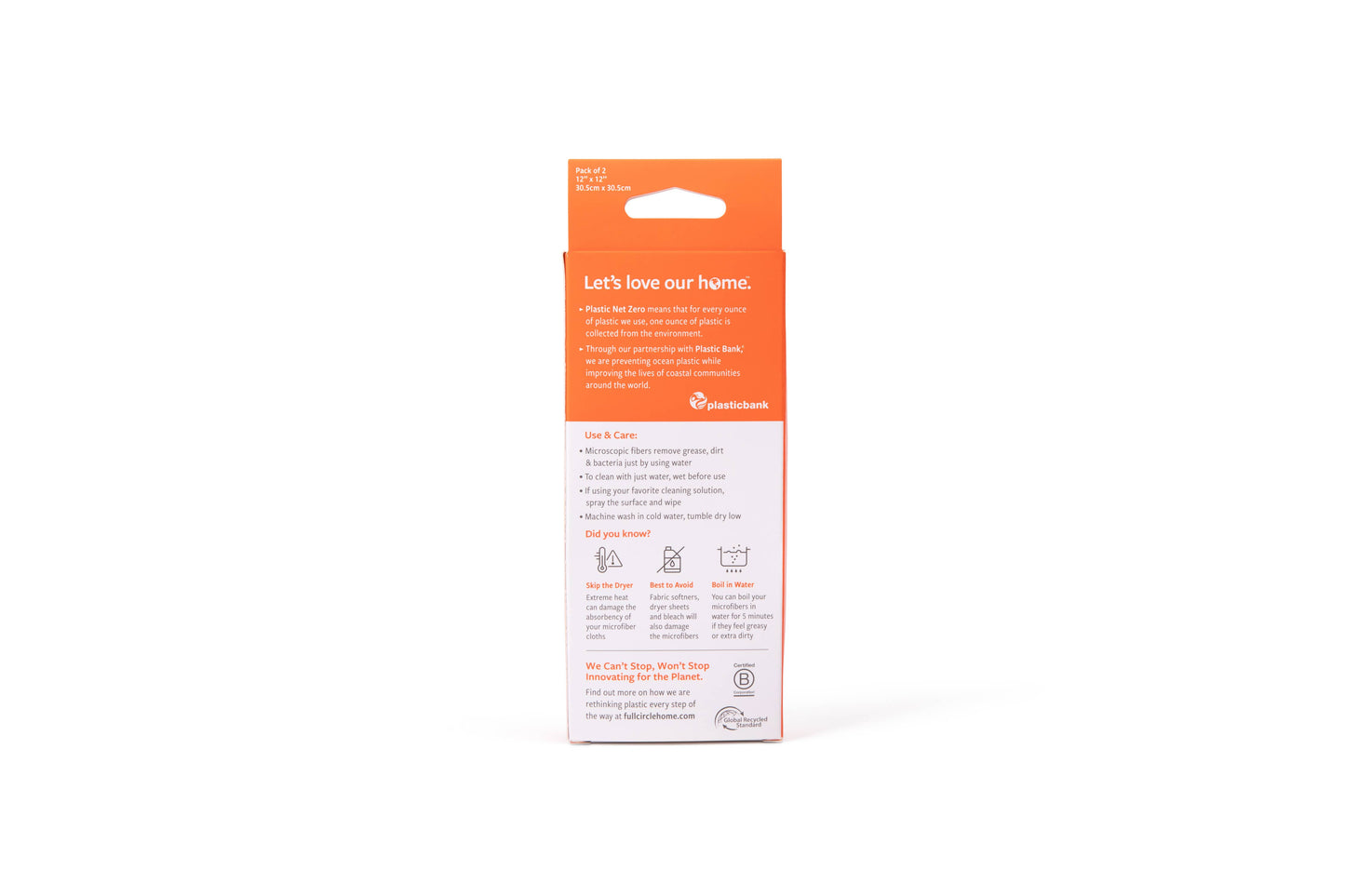 Full Circle Home - Renew Recycled Glass Microfiber Cloths (set of 2)