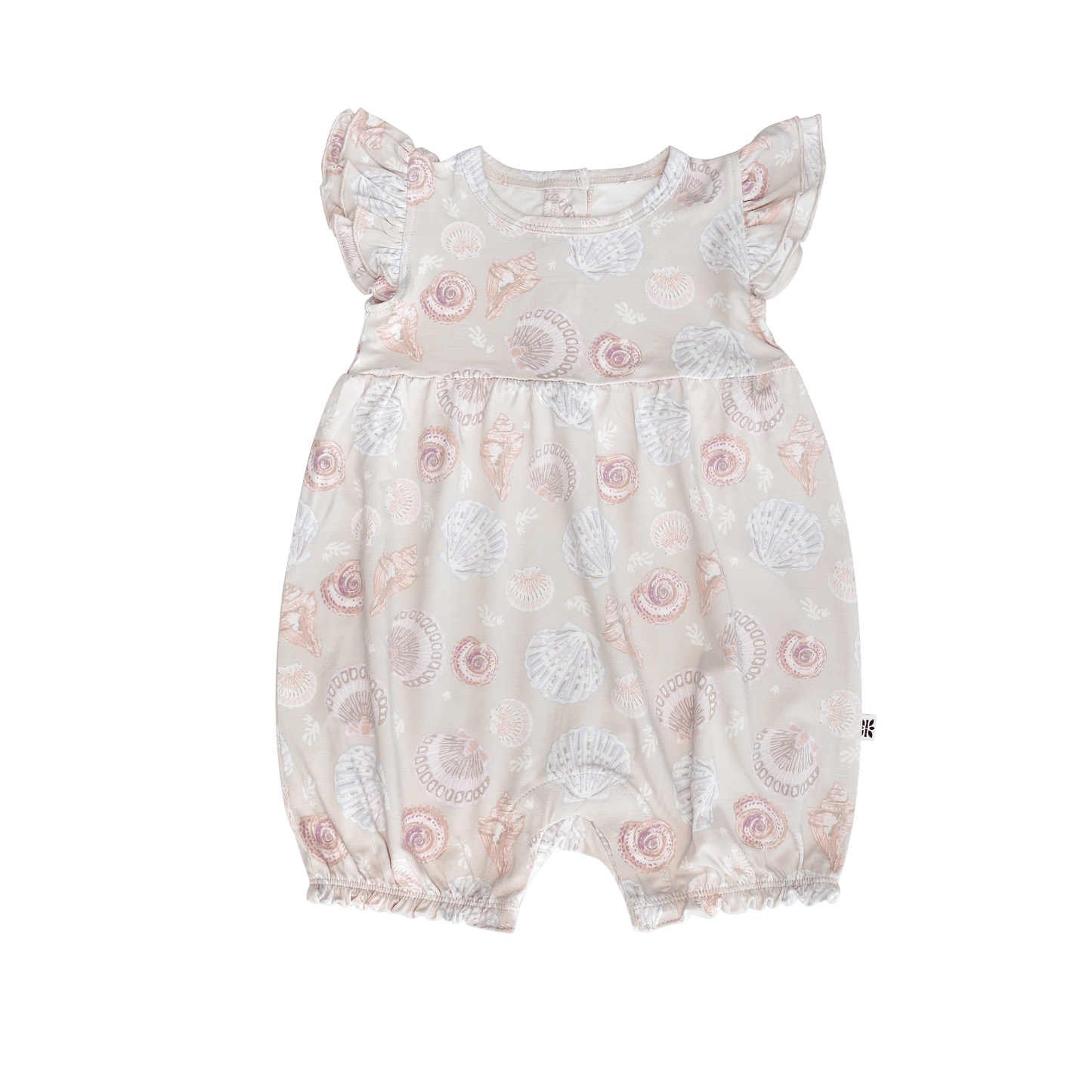 Sandy Beach Bamboo Ruffle Romper