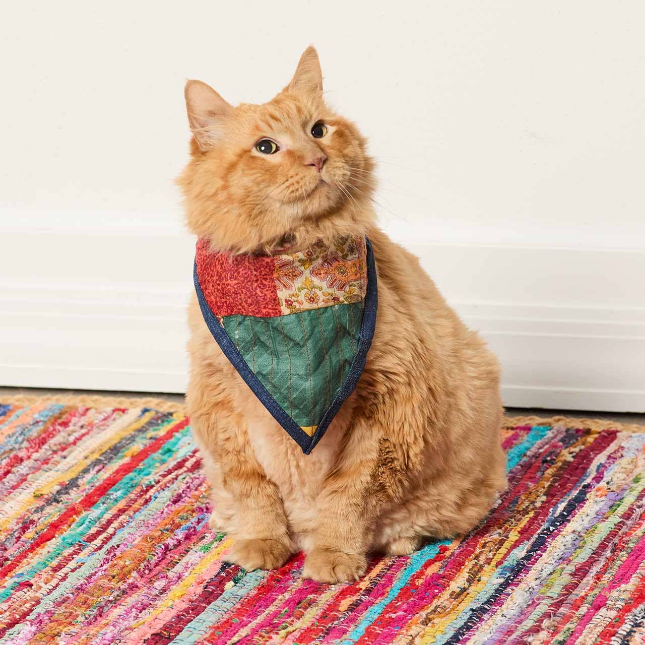 SERRV International - Small Upcycled Sari Pet Bandana