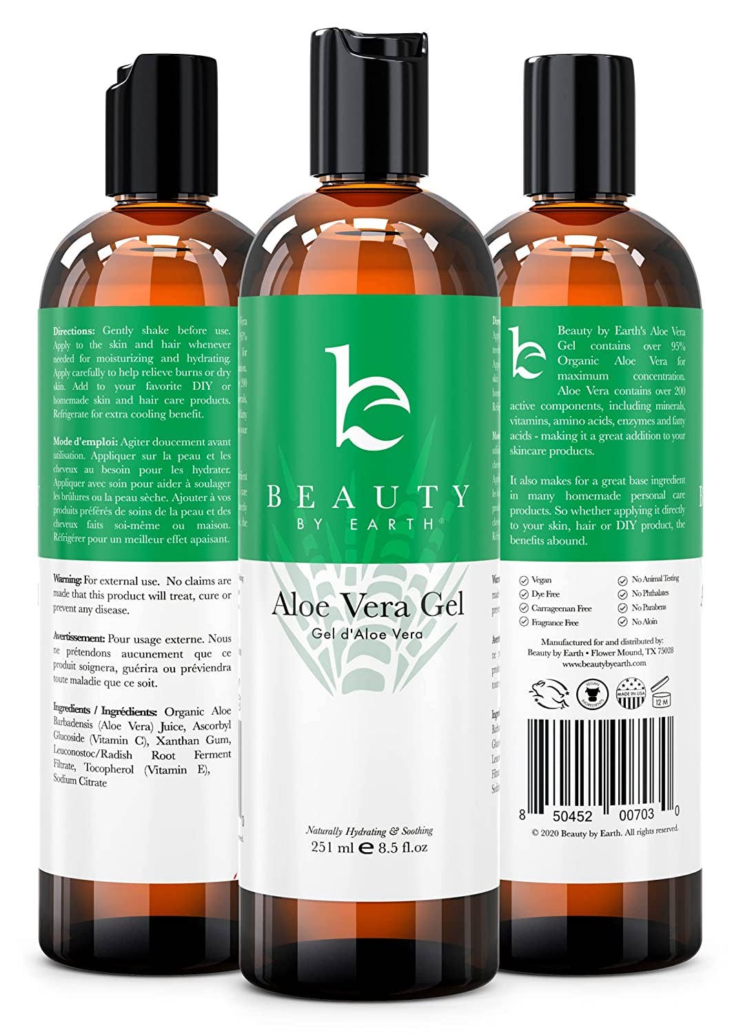 Aloe Vera Gel 8oz