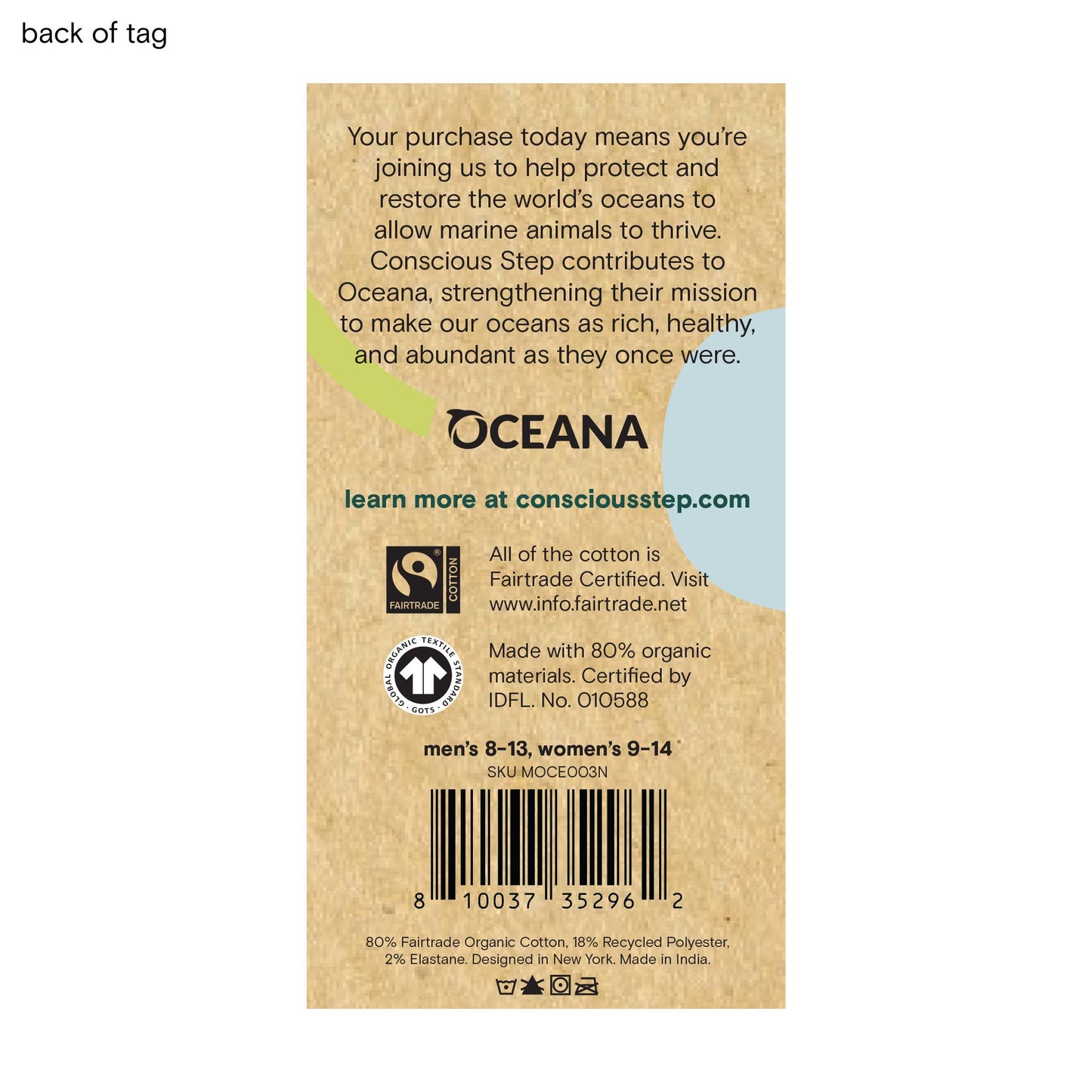 Conscious Step - Ankle Socks that Protect Turtles | Ocean Gifts