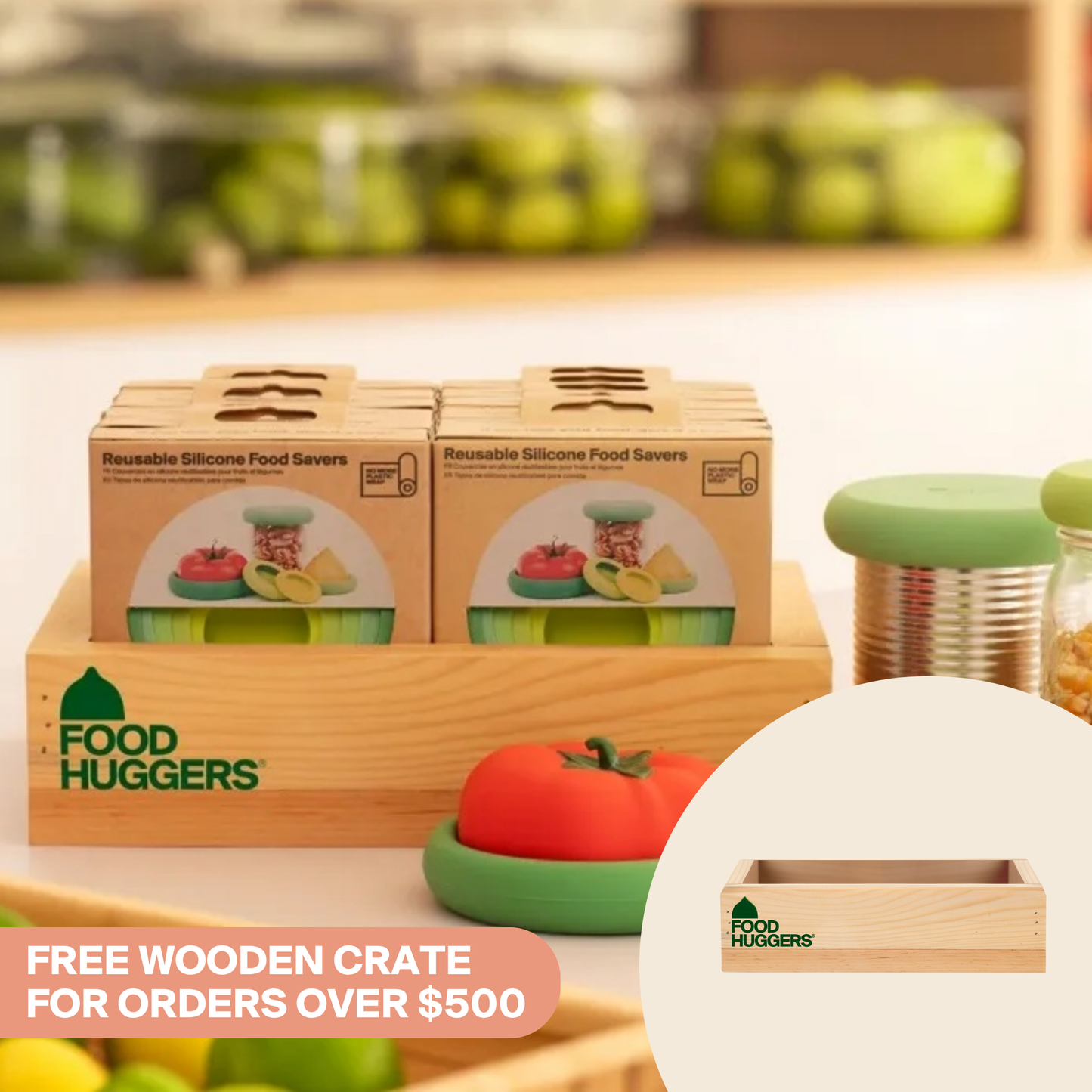 Wooden Retail Display Crate (Free w/ $500 Order)