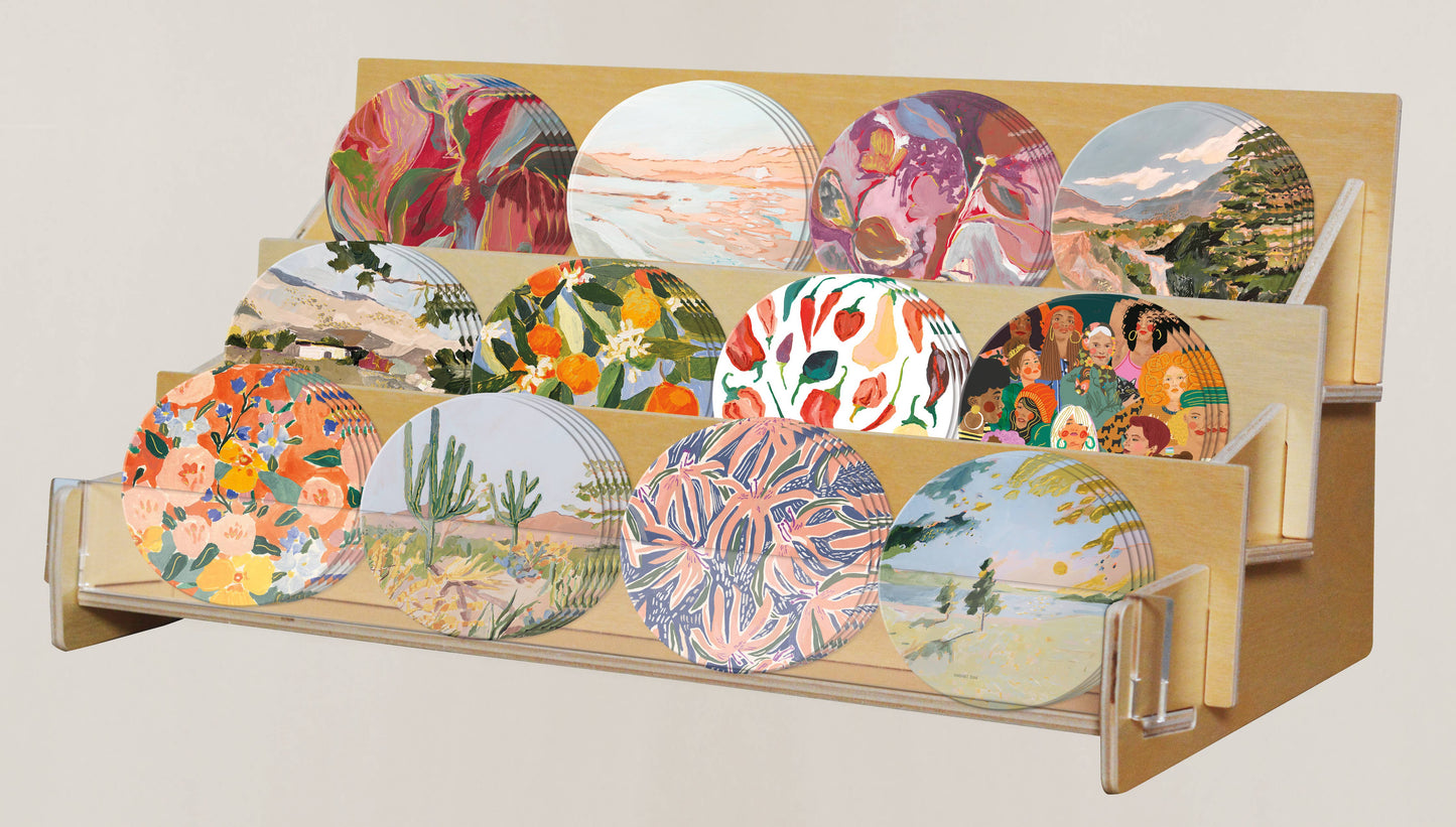 Seedlings COASTER BAR Wooden Display