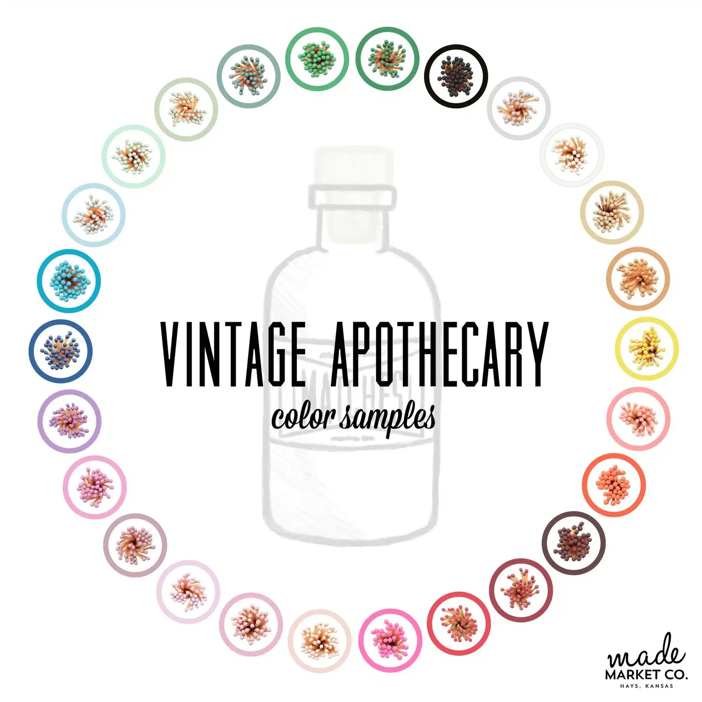 Mini Apothecary Vintage Variety Matches