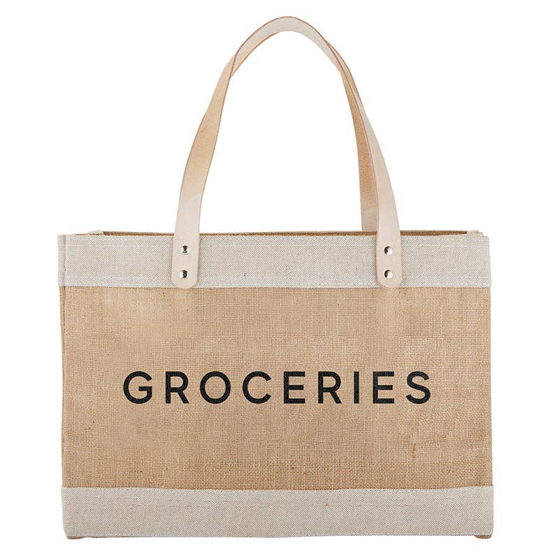 Santa Barbara Design Studio by Creative Brands - Large Natural Market Tote - Groceries