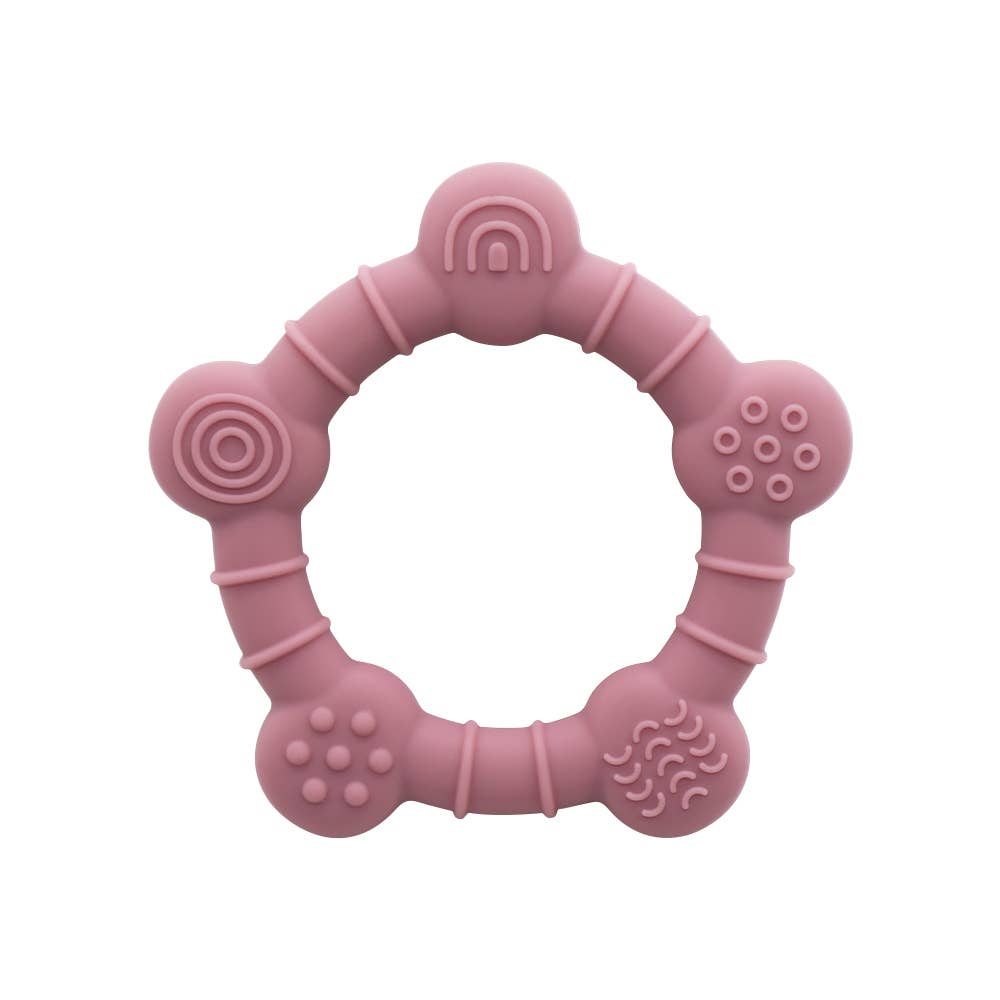 Marlowe and Sage LLC - Rainbow Wheel Teether