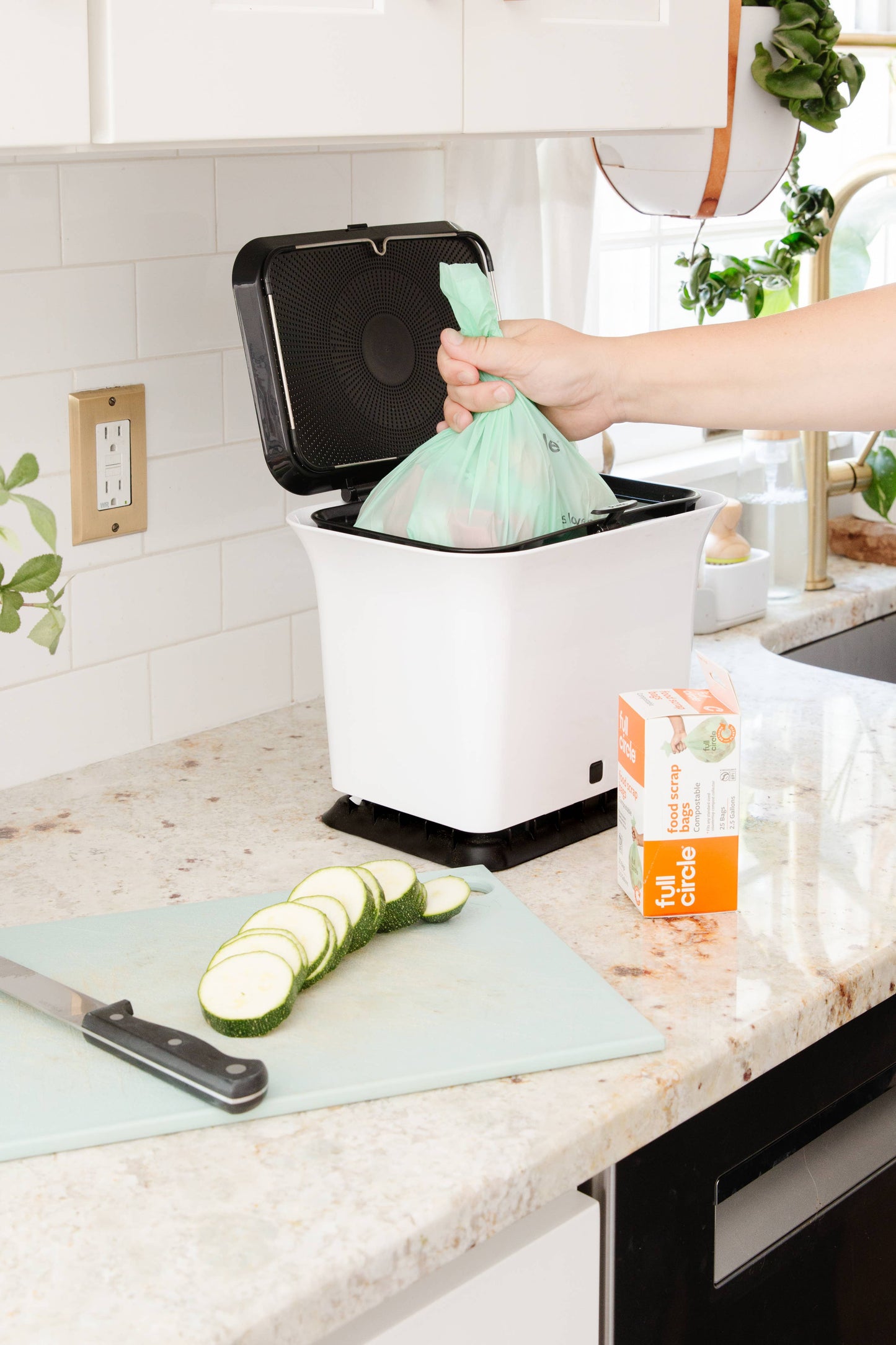 Full Circle Home - Compostable Food Scrap Bags 2.5 Gallon (25pk)