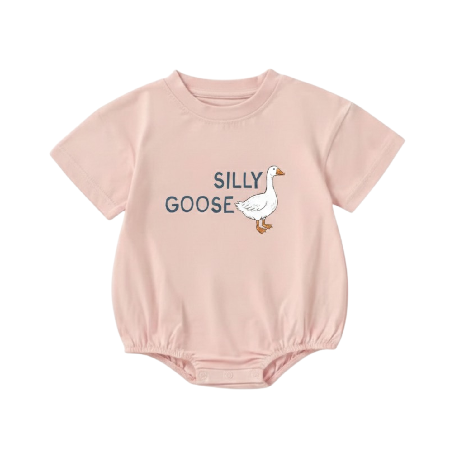 Organic Cotton Bubble Romper - Silly Goose