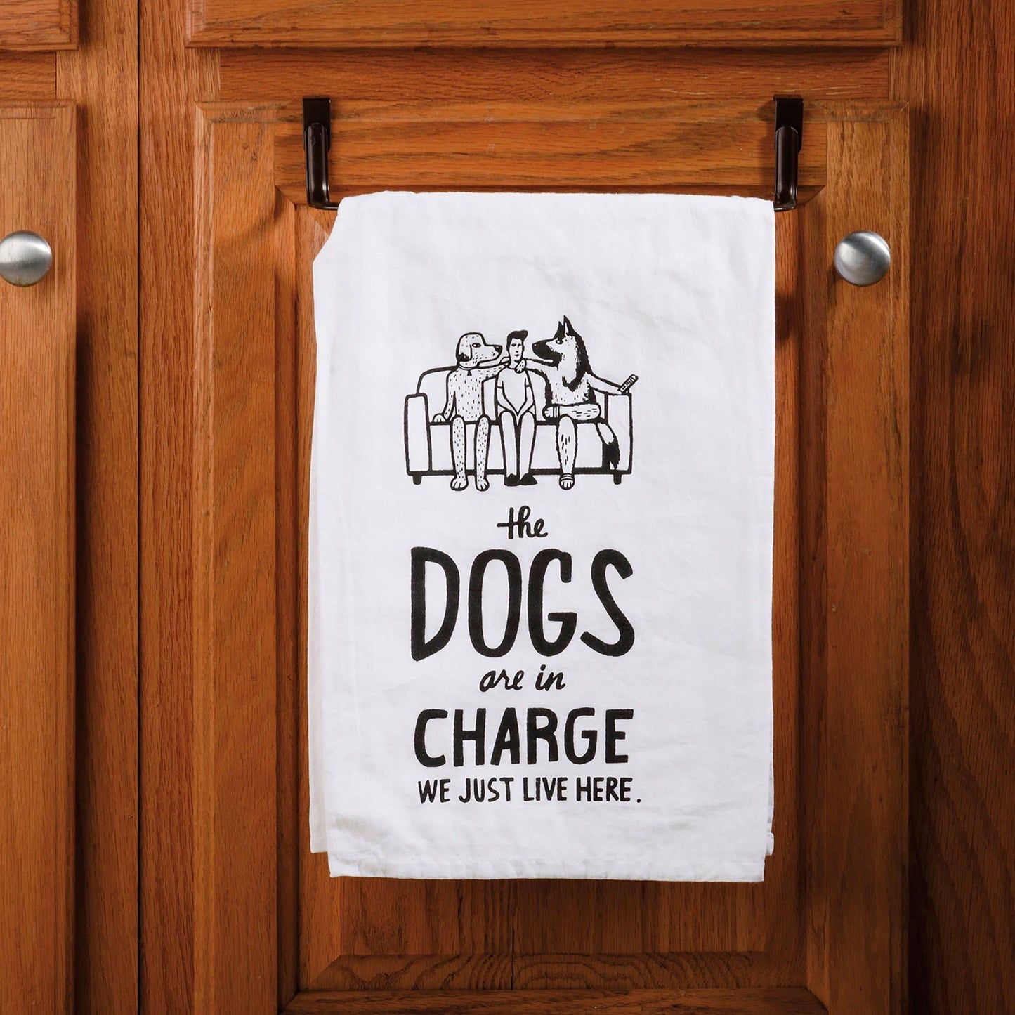 The Dogs Are In Charge Kitchen Towel