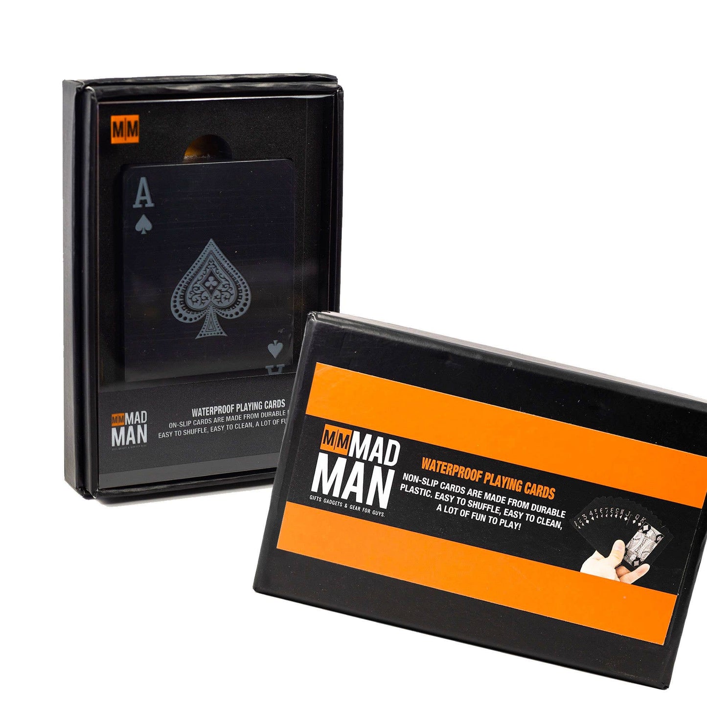 Men's Black Edition Waterproof Card Deck | Plastic