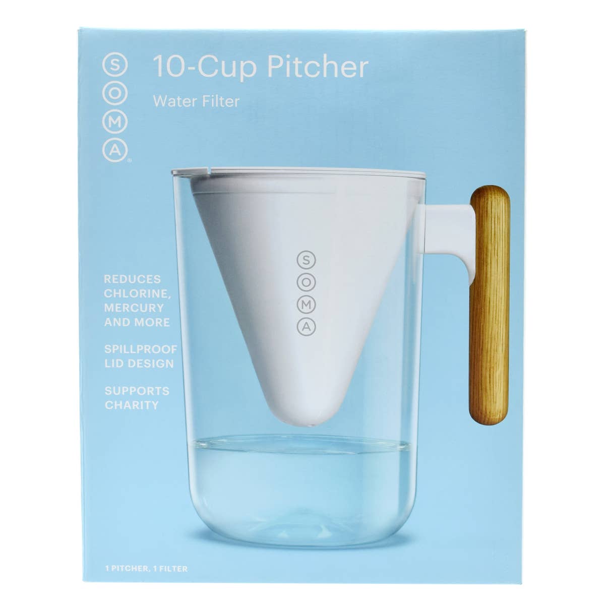 Full Circle Home - Soma 10-Cup Filtered Water Pitcher