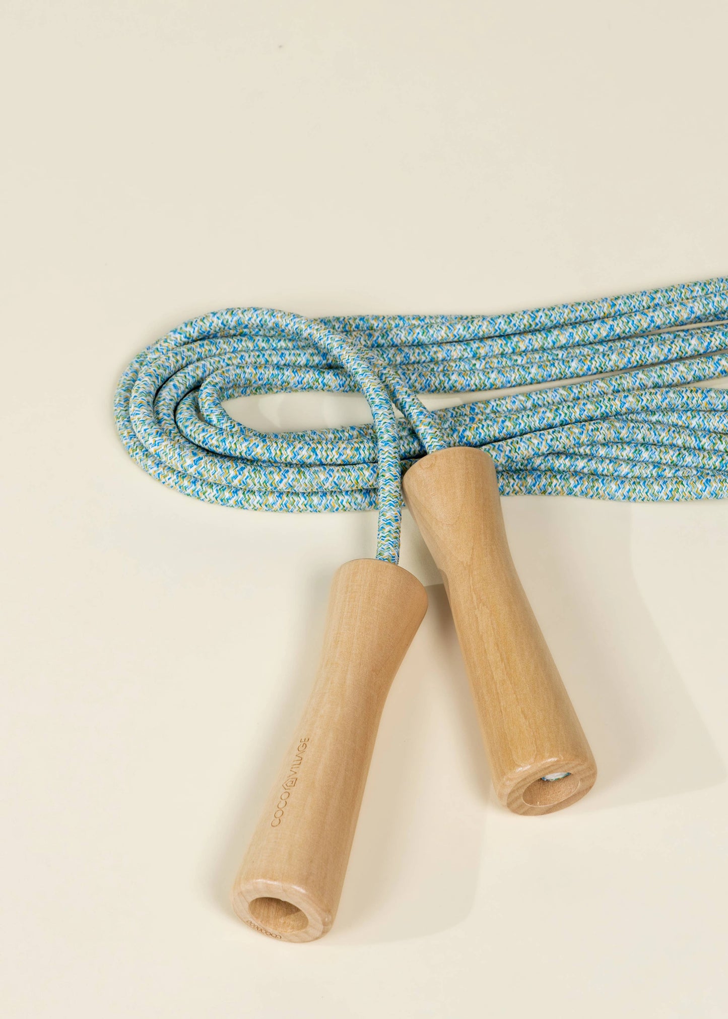 Coco Village - Extra-Long Wooden Handle Skipping Rope – Ocean Twist