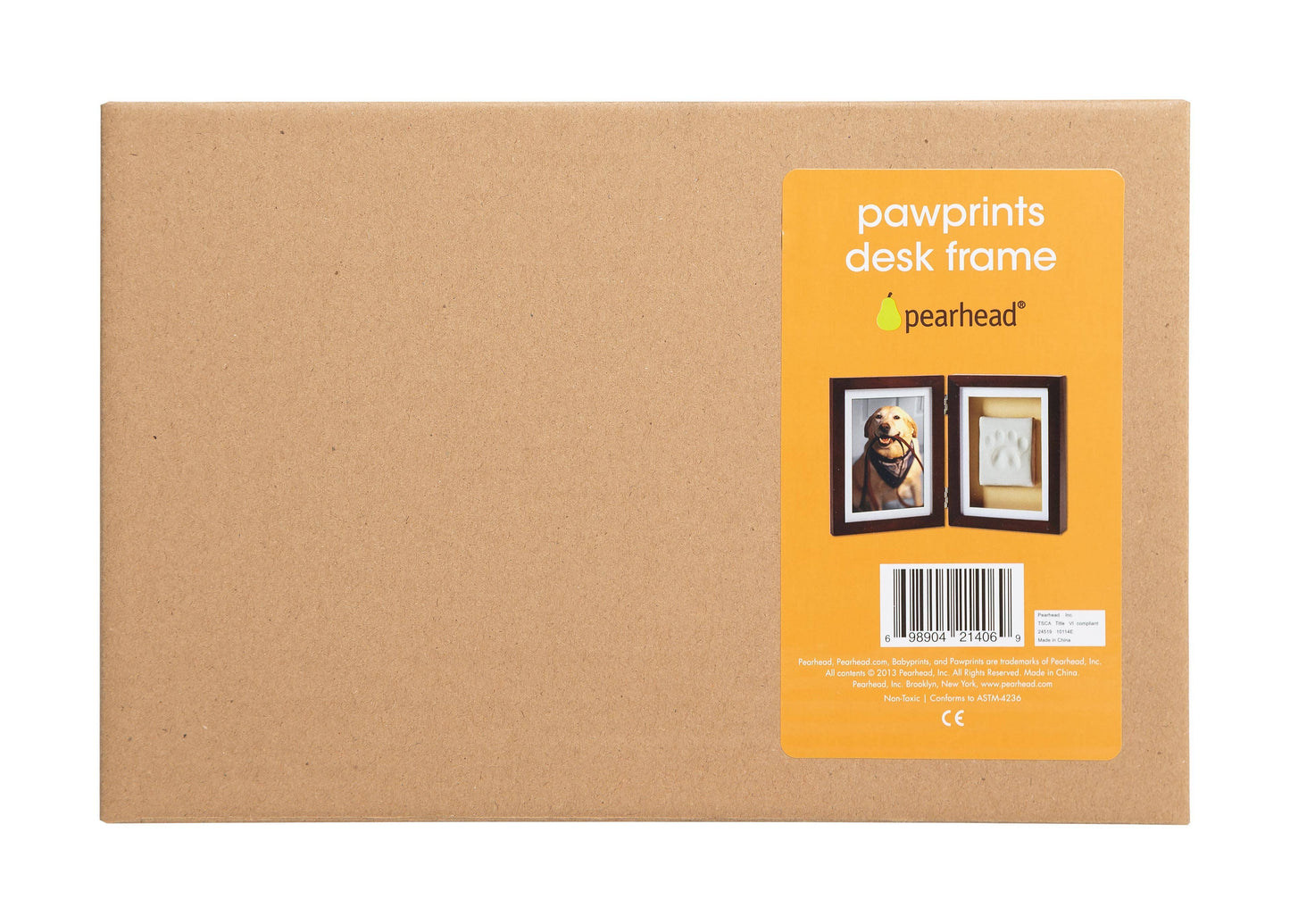 Pearhead - Pawprints Keepsake Photo Frame & Clay Impression Kit