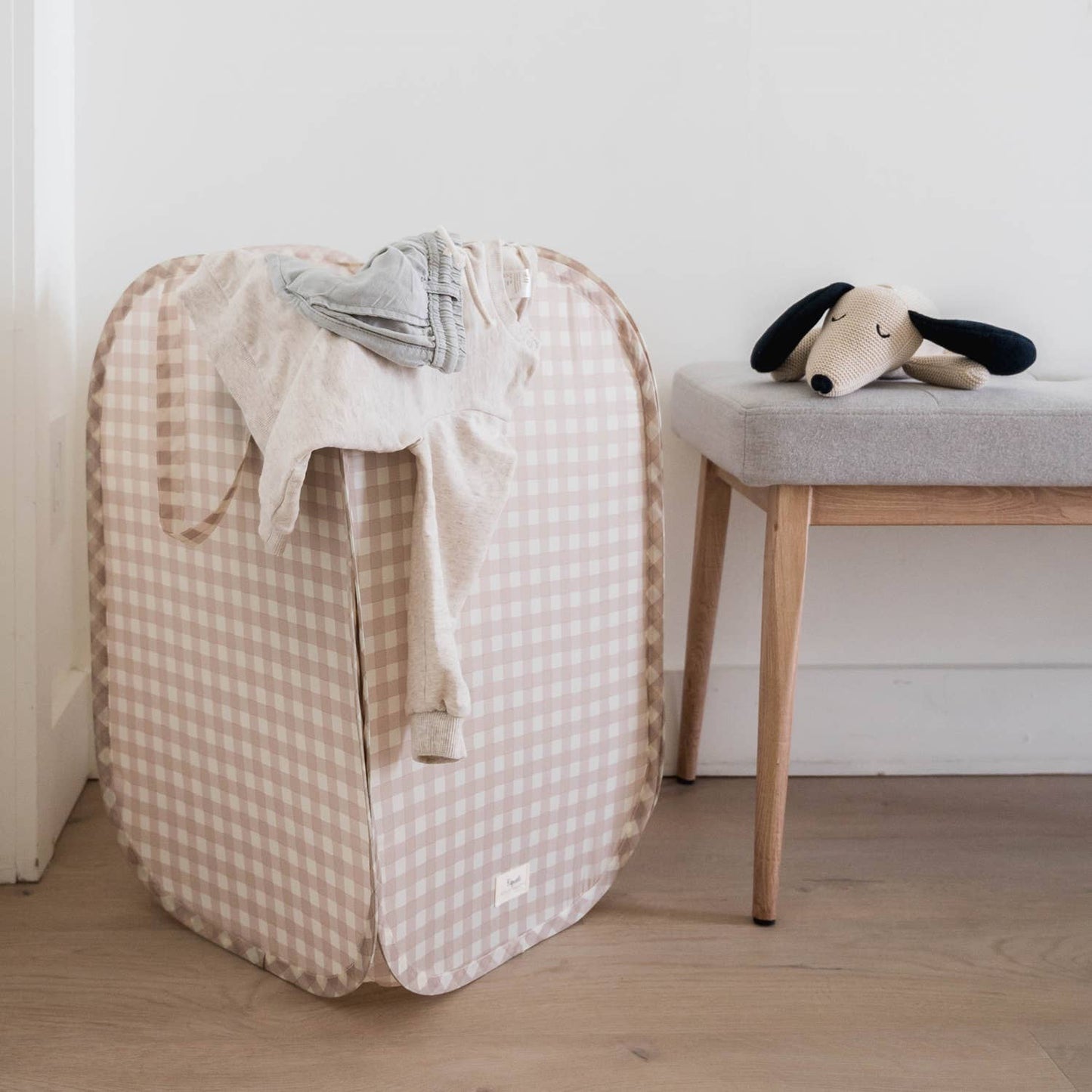 3 Sprouts - Baby & Kids Recycled Fabric Pop-up Laundry Hamper