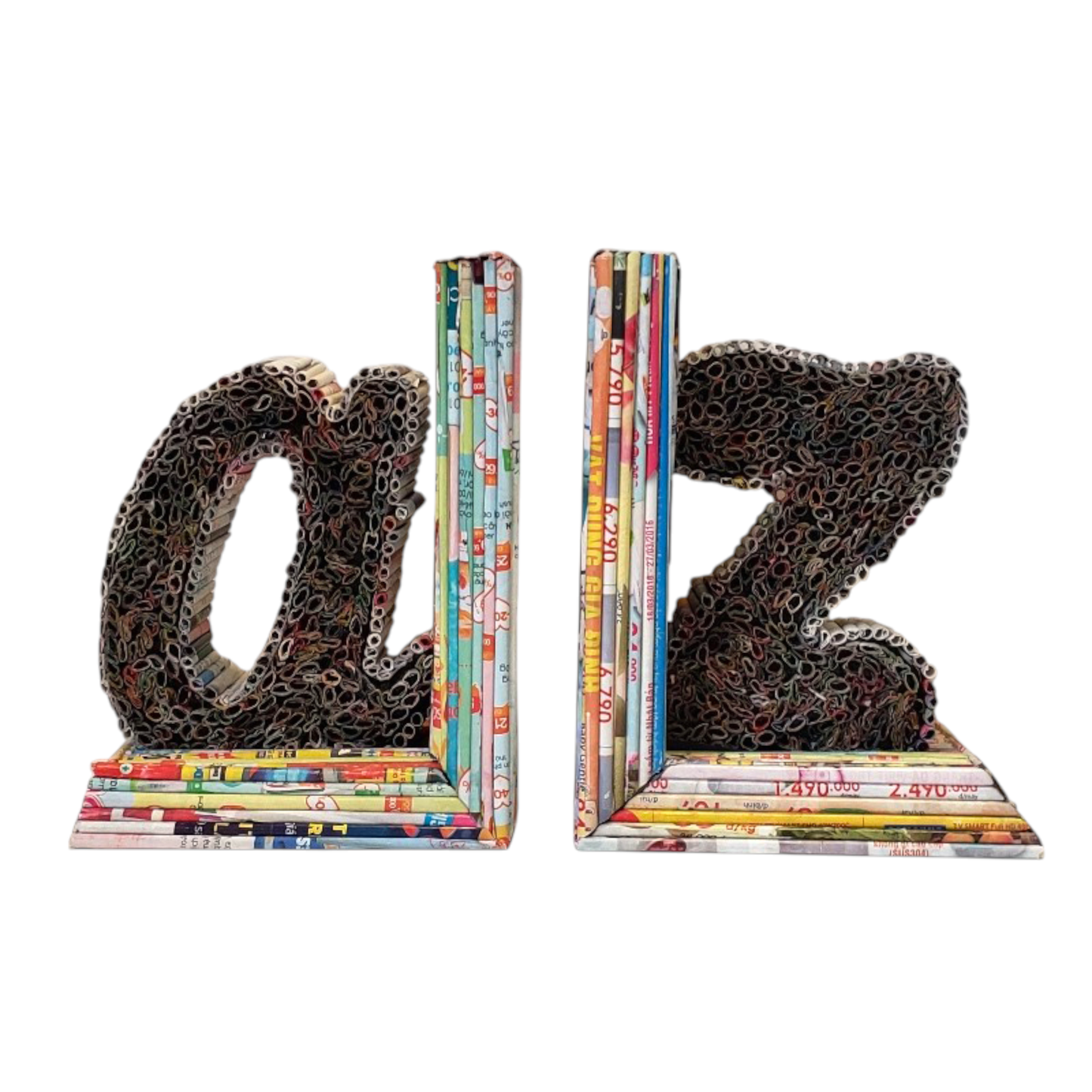 The Upcycled Paper Company - Bookends - Recycled Paper