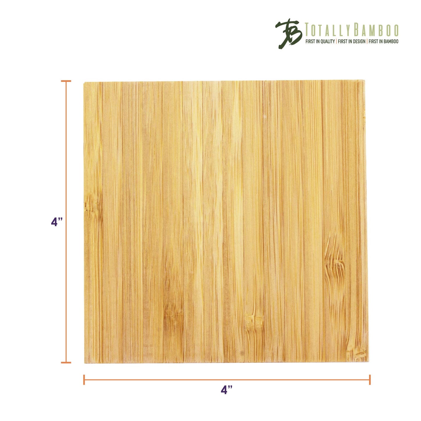 Totally Bamboo - 4-Pc. Bamboo Coaster Set with Case