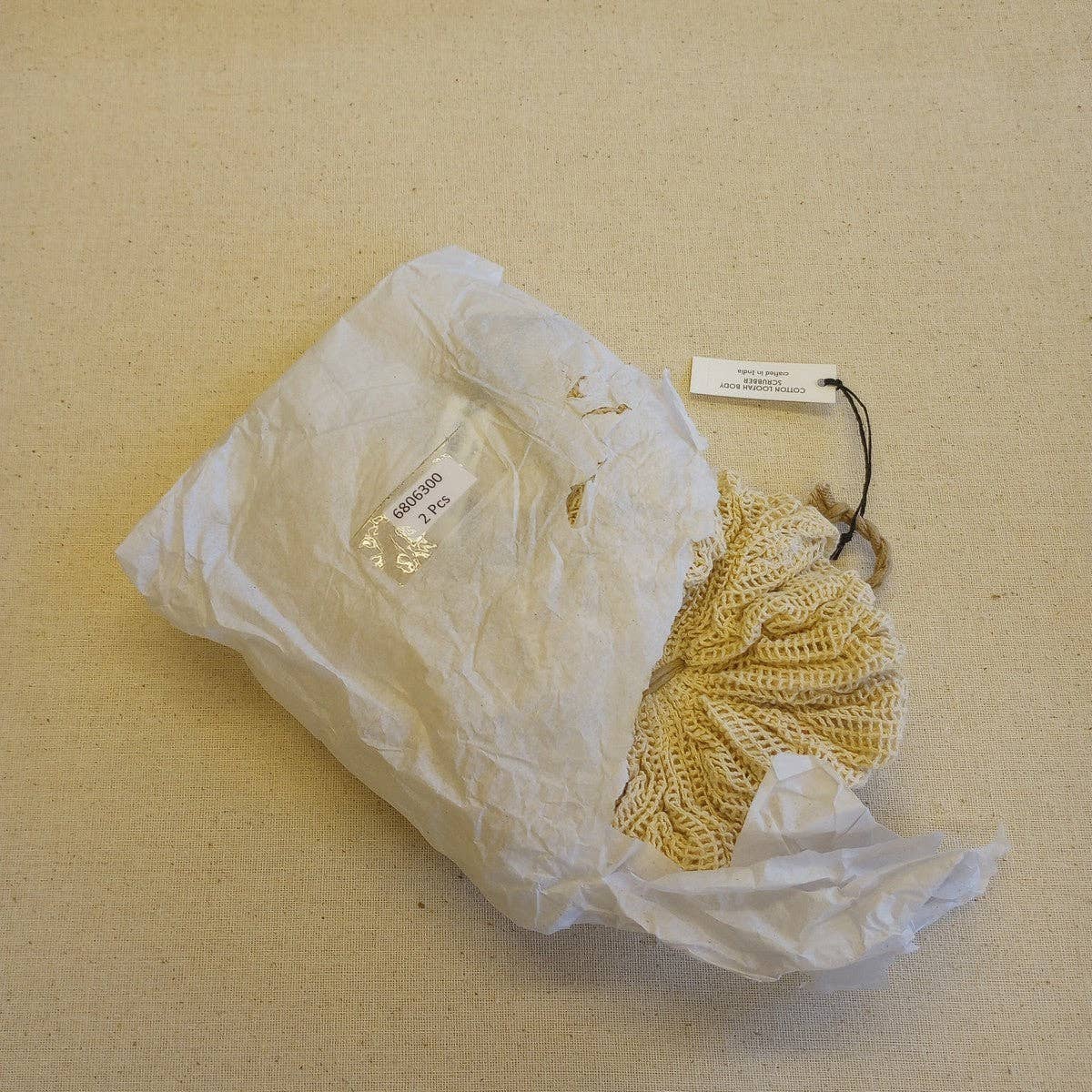 Ten Thousand Villages - Cotton Loofah Body Scrubber