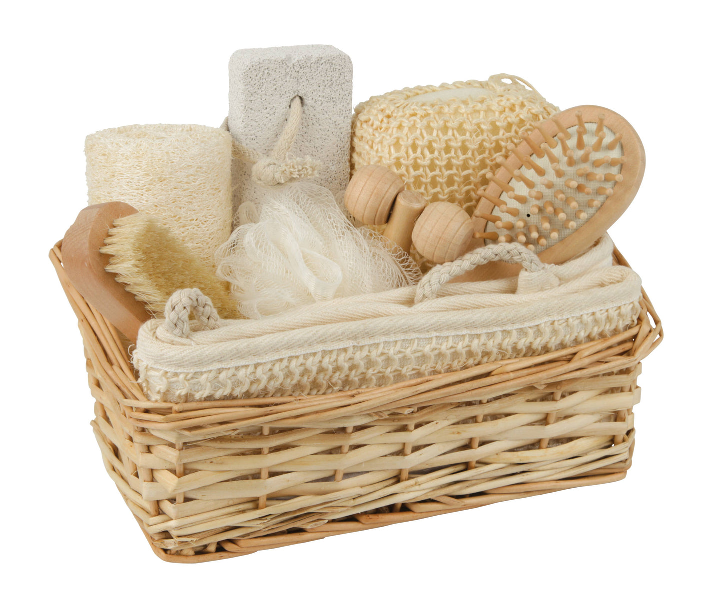 Croll & Denecke - 9-piece spa gift set in a wicker basket