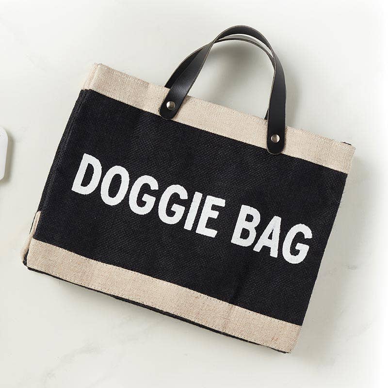 Santa Barbara Design Studio by Creative Brands - Black Mini Market Tote - Doggie Bag