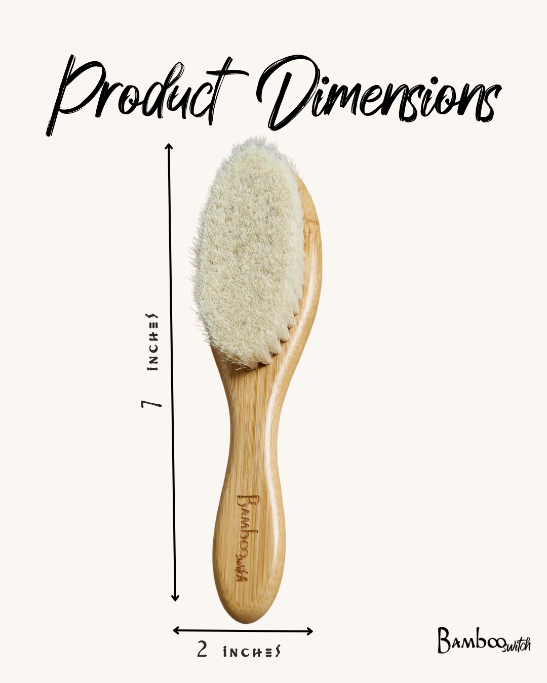 Bamboo Baby Hairbrush | Earth Day Bestseller
