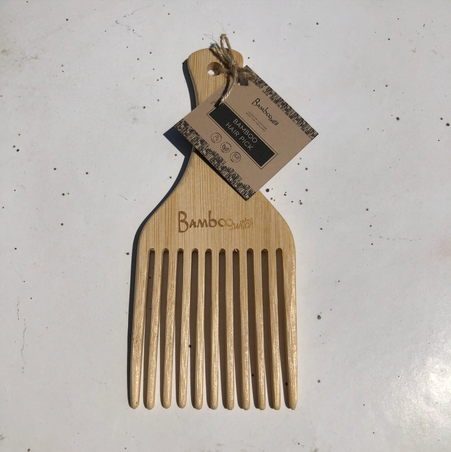 Bamboo Hair Pick | Earth Day Bestseller