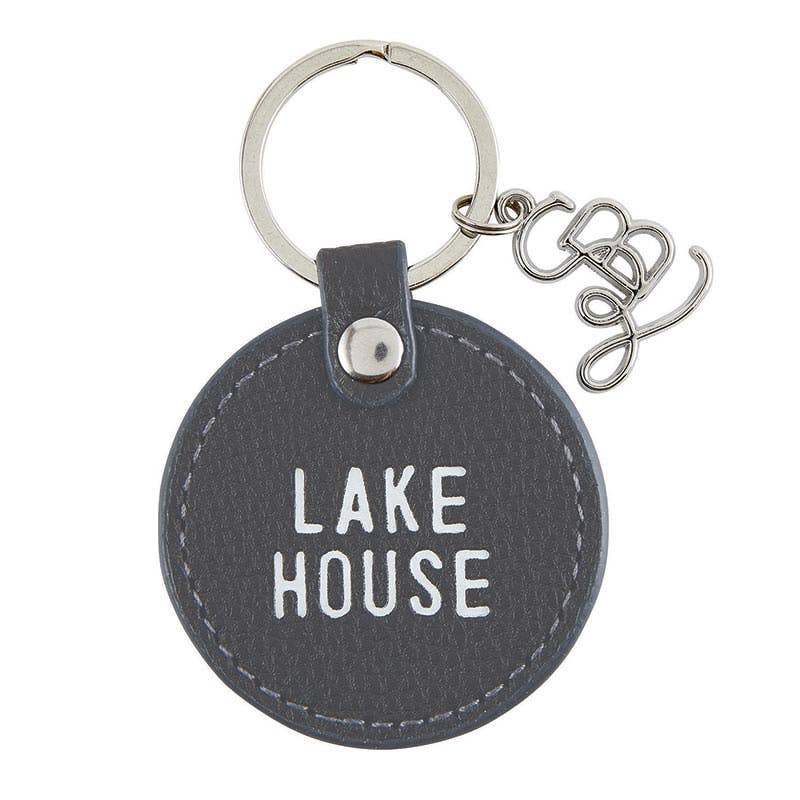 Santa Barbara Design Studio by Creative Brands - Face to Face Leather Key Tag - Lake House