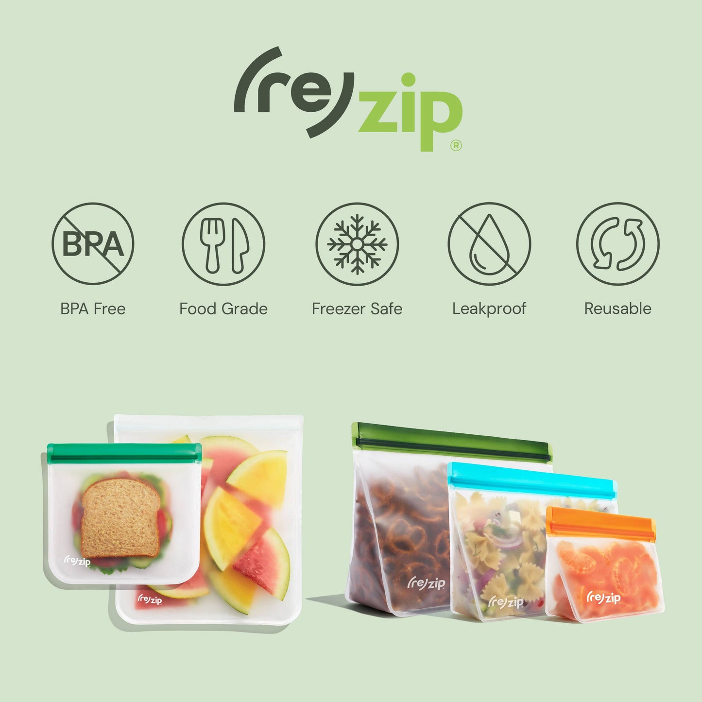 Reusable Lunch Essentials Kit - 2-piece