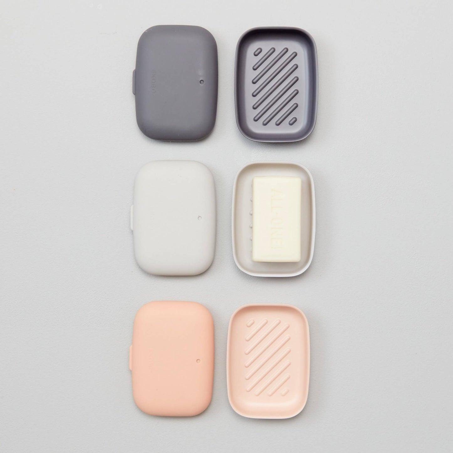 Rectangular Travel Soap Box - Smoke
