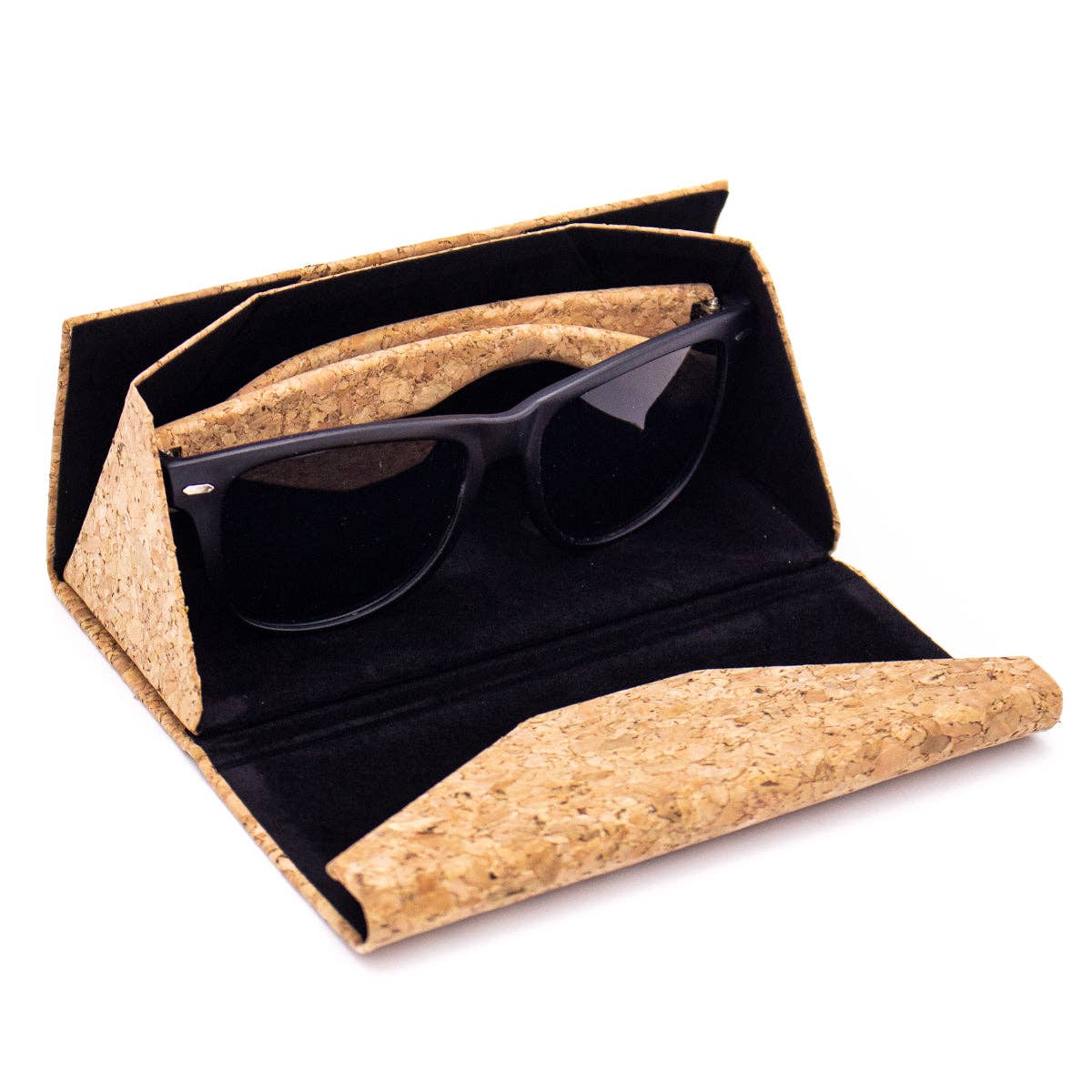 Men's Cork Sunglasses with UV Protection Lenses and Glasses