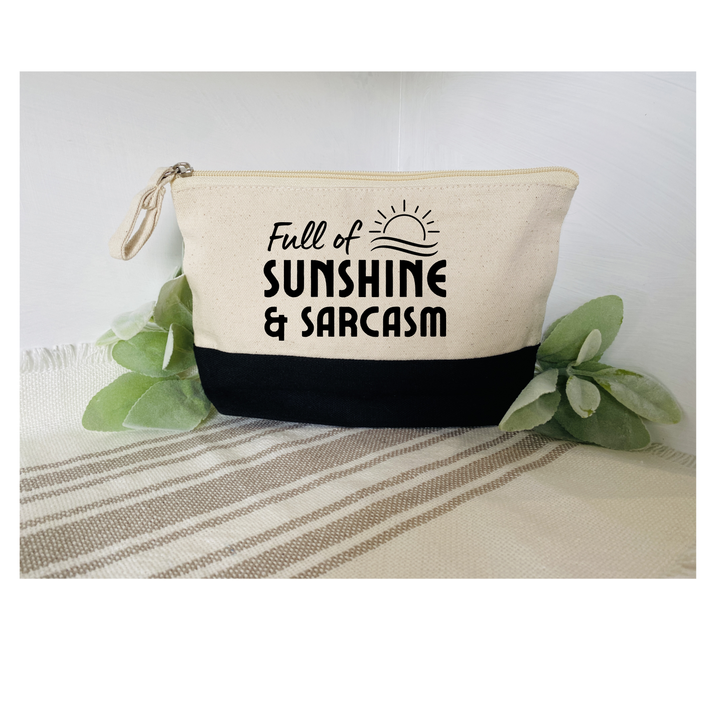 Full of Sunshine and Sarcasm Accessory Bag