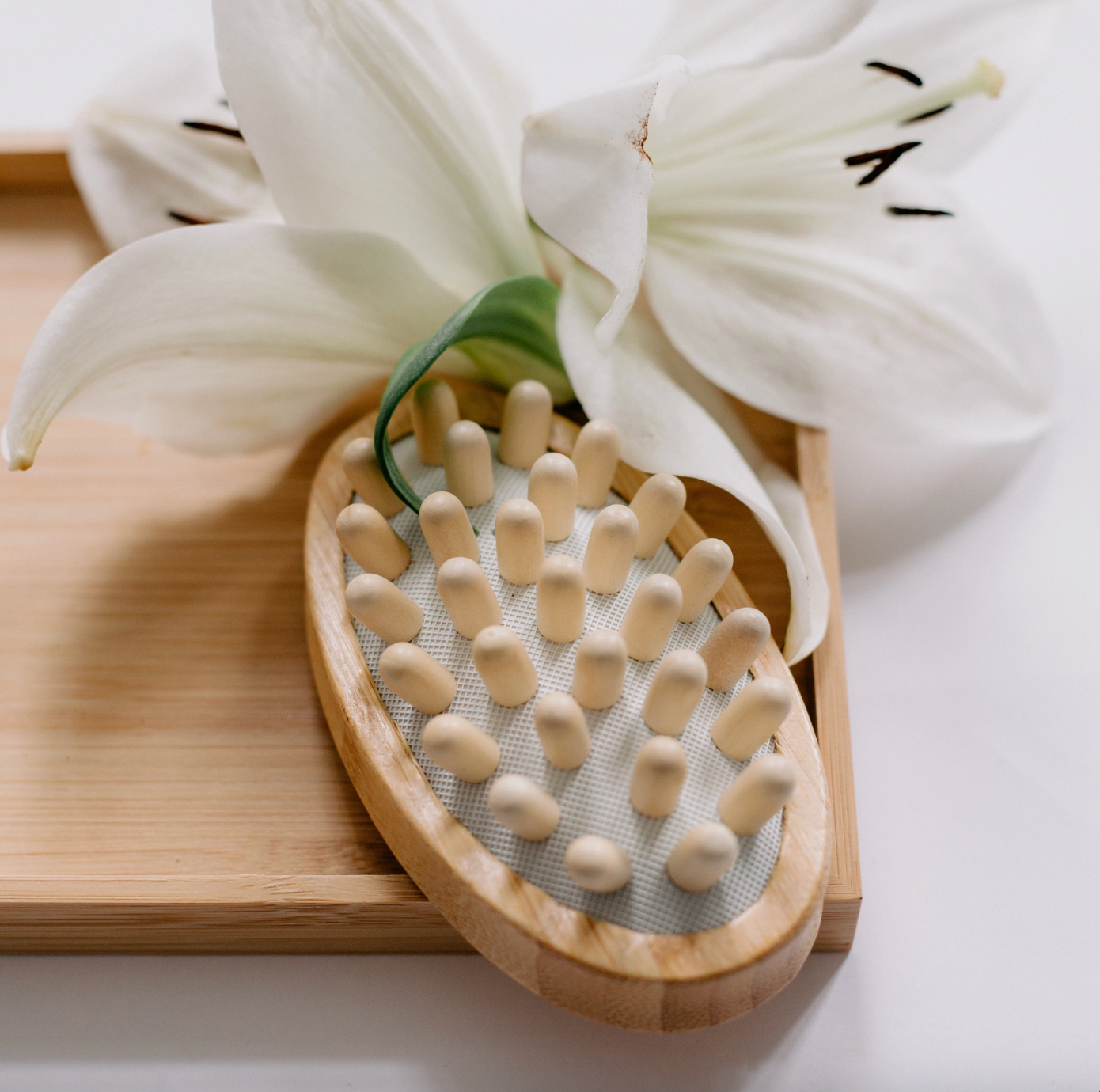 Gift Set: Bamboo Spa Basket