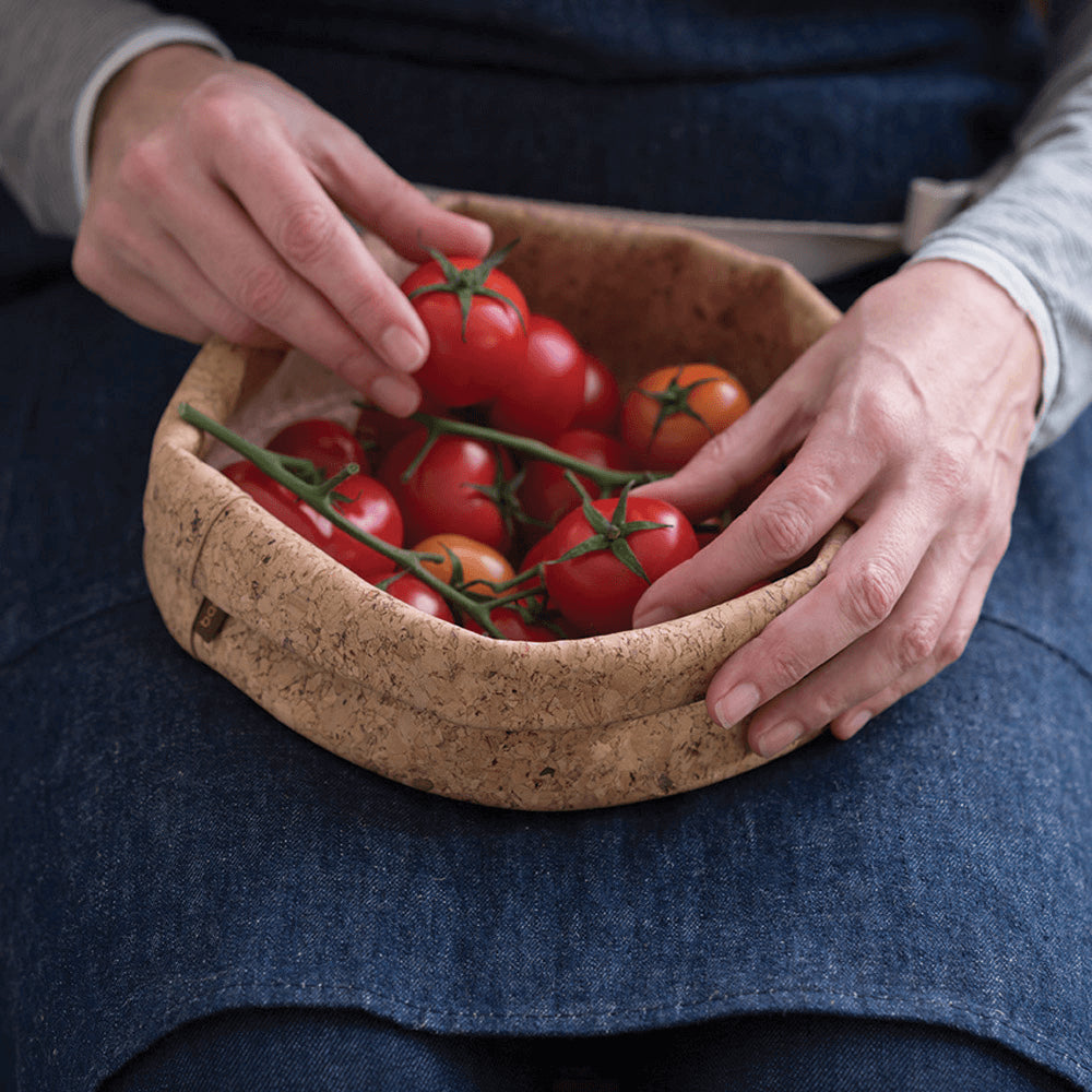 'Adjust-A-Bowl' Cork Fabric Catch-All Bowl, Small