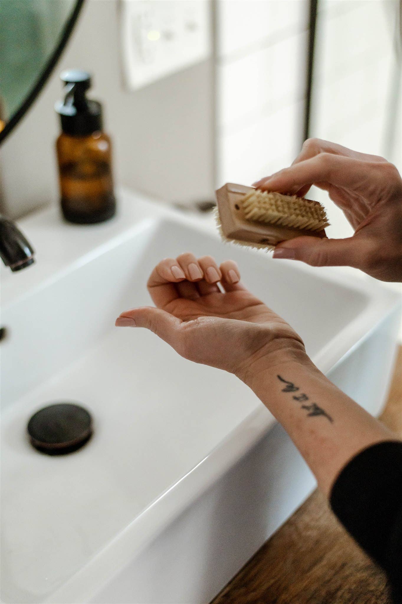 Wood Nail Brush