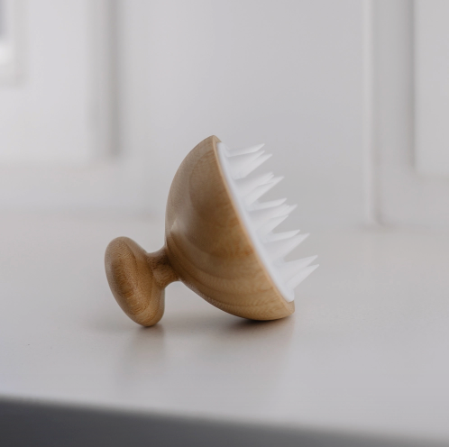 Bamboo Scalp Massage Shampoo Brush