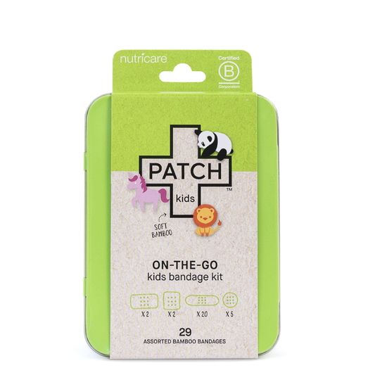 PATCH - Eco First Aid - Patch Kids ON-THE-GO Bandage Kit - 30 pieces