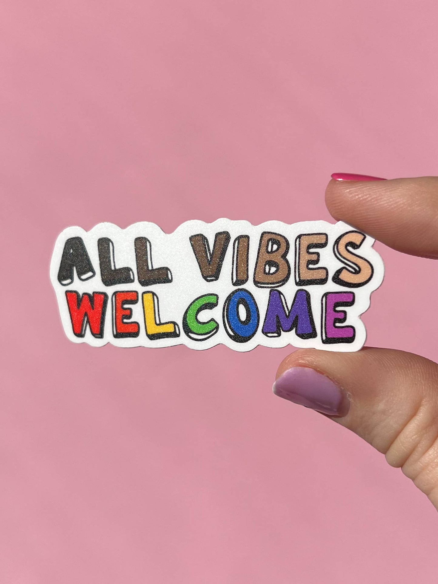 Uplifter Sticker - All vibes welcome sticker