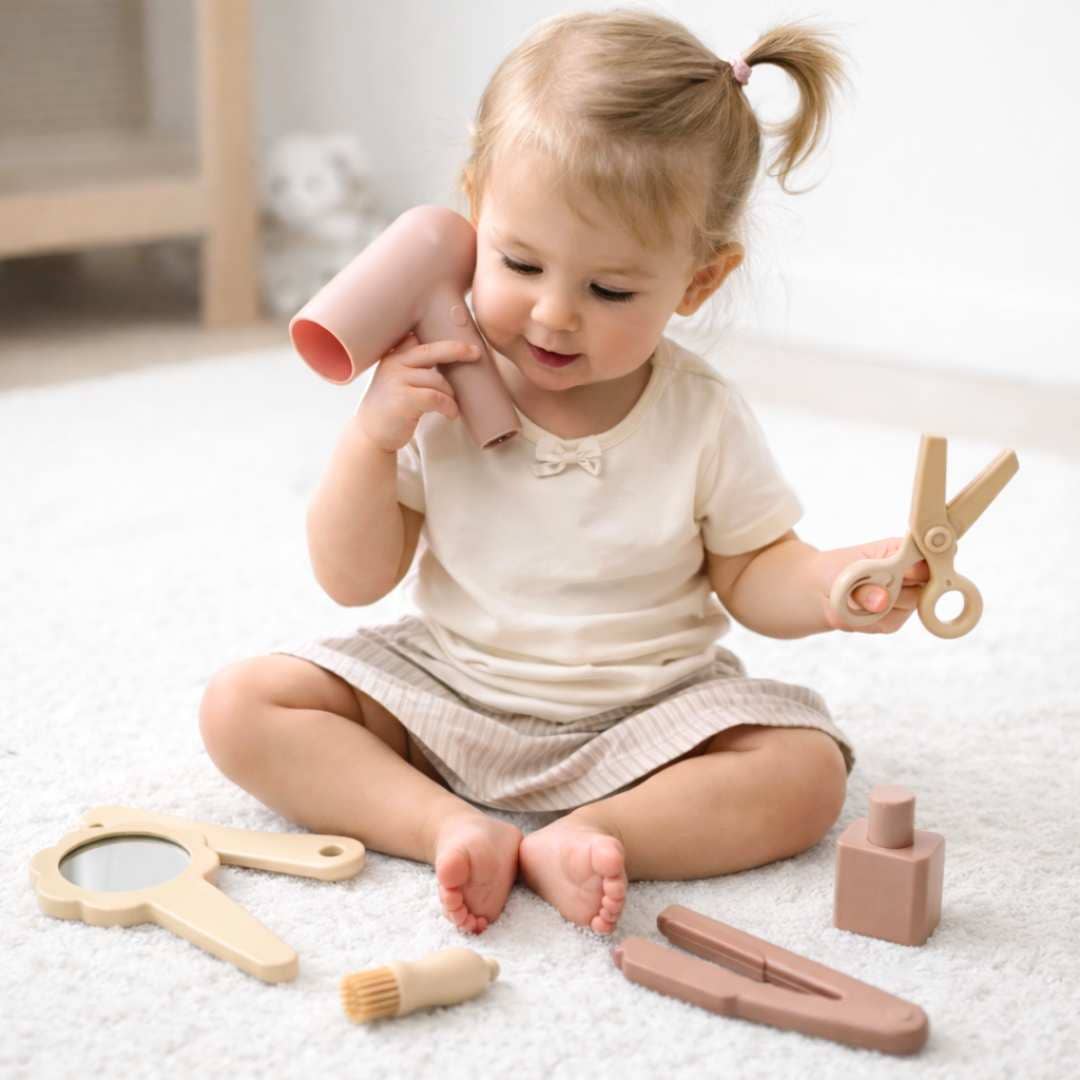 Silicone Hair Stylist Play Set