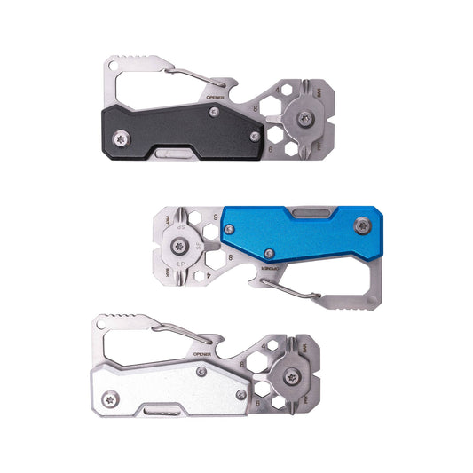 Stainless Multi-Tool Carabiner | Clip-On EDC Gear Tool