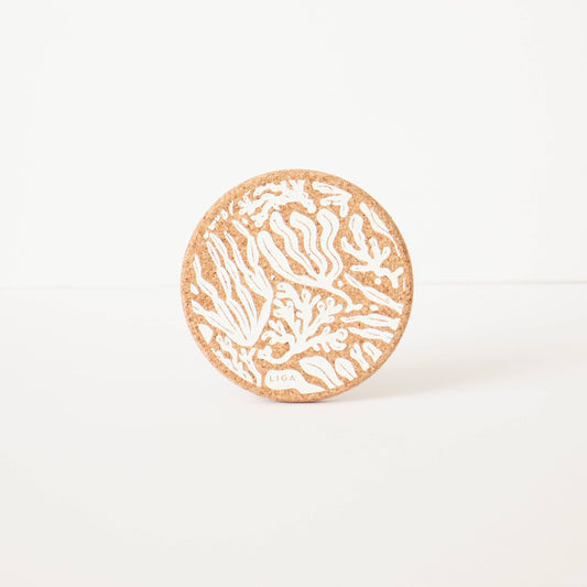 Cork Coaster - Seaweed