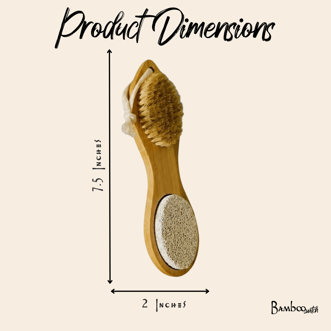 Bamboo Exfoliating Foot Pedicure Tool