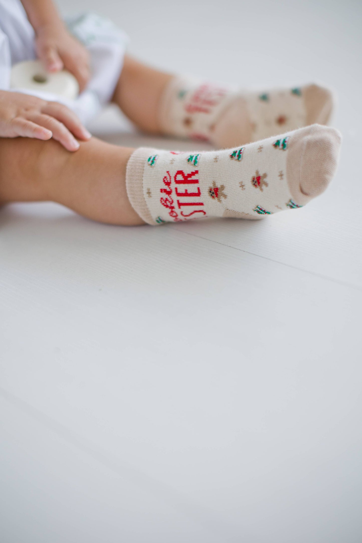 Pearhead - Cookie Baker & Tester Christmas Parent & Baby Sock Set
