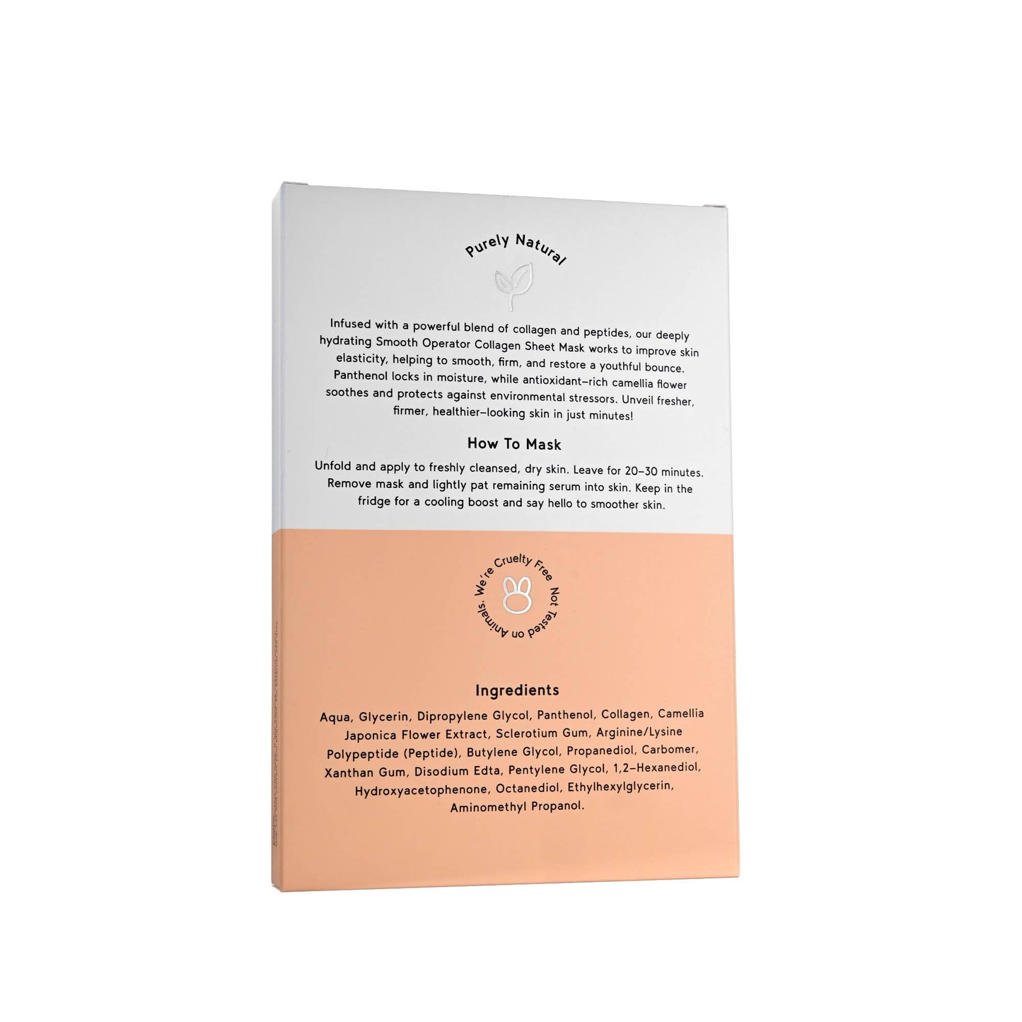 PURE SOL. Beauty Smooth Operator Beauty Collagen Sheet Mask