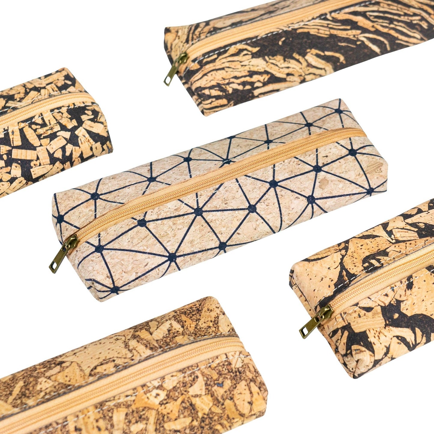 Cork Pencil Case  Pack of 5 | Lightweight, Durable & Stylish BAGP-339