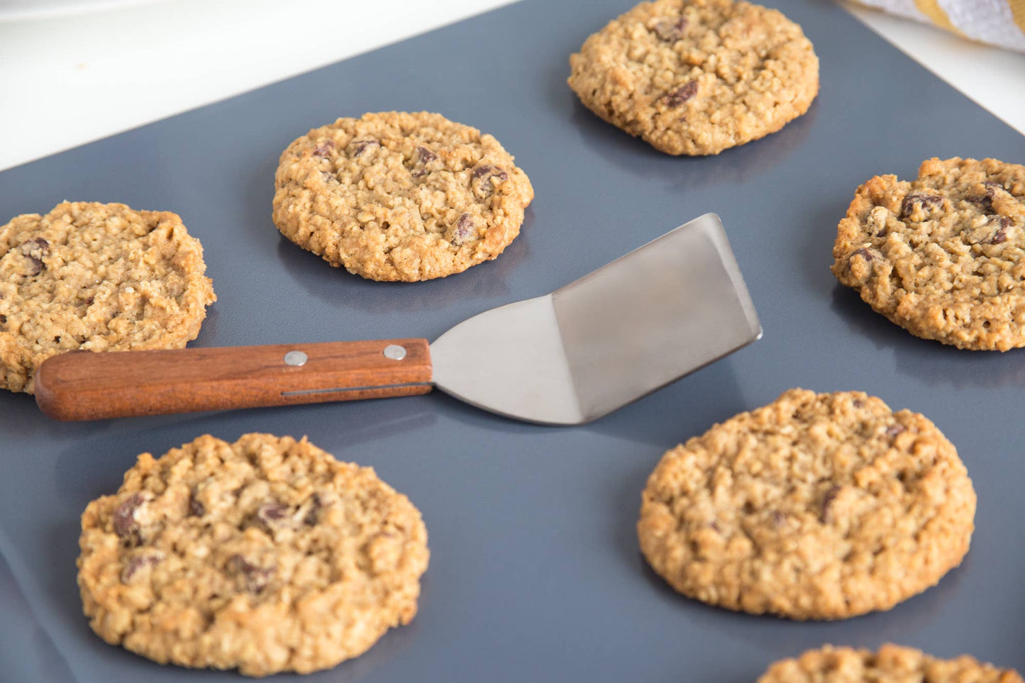 Fox Run Brands - Fox Run Cookie Spatula, Stainless Steel with Wood Handle, 7"