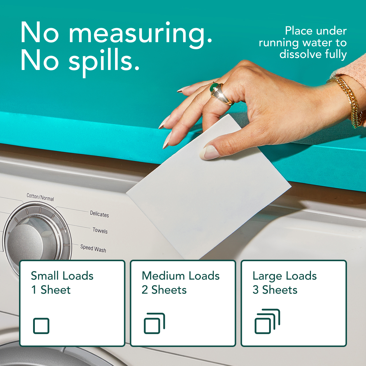 Zero Waste Laundry Detergent Sheets (Ocean Breeze)
