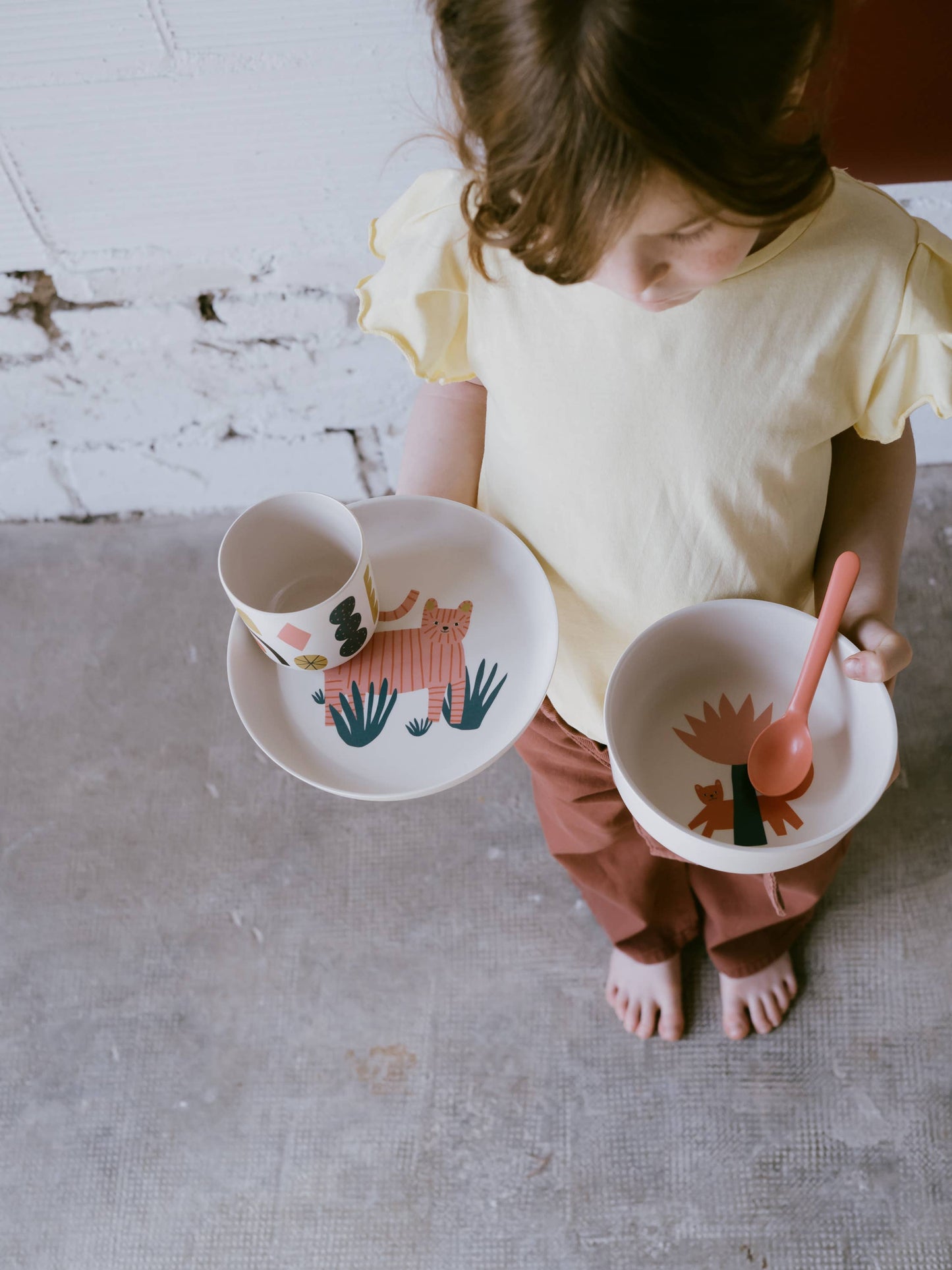 Illustrated Bamboo Kid Set - Tiger
