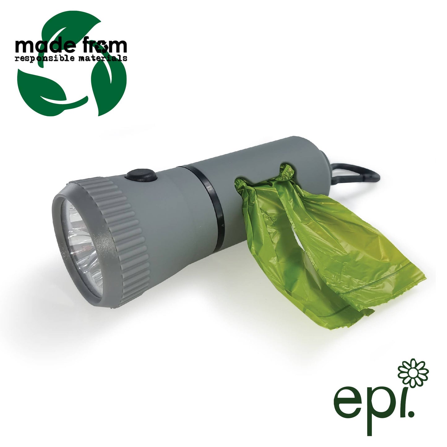 Poop Bag Dispenser Torch 12 Pack