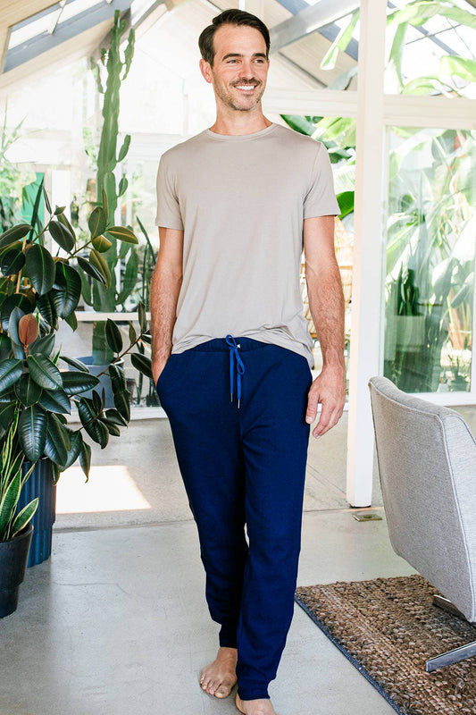 YALA - MEN'S 'LONG' ZACH BAMBOO & ORGANIC COTTON SWEATSHIRT JOGGER